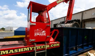 sell smash my trash waste disposal franchise business